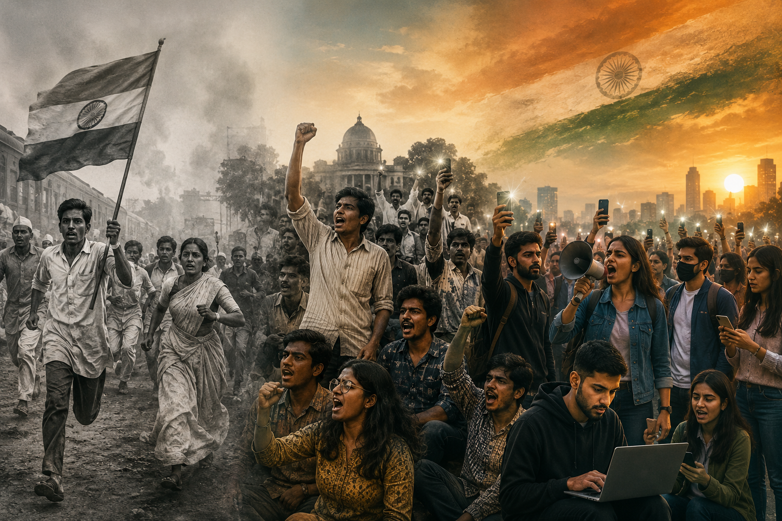 Youth Dissent Through the Ages: From the Quit India Movement to  Cockroach Janta Party