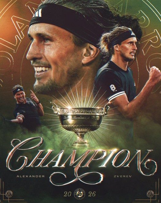 Zverev ends major drought with French Open triumph