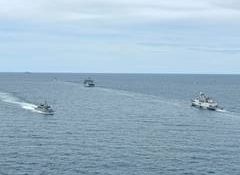 INS Udaygiri, Shakti and Kavaratti  participate in PASSEX with Royal Thai Navy