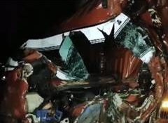 UP: 4 dead, 11 injured as canter rams stationary bus in Etah