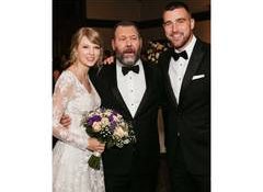 Travis Kelce reacts to fake AI photo from his wedding with Taylor Swift