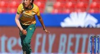 South Africa's Shabnim Ismail becomes 1st woman to claim 50 T20 WC wickets