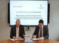 Air India, SIA Engineering sign MoU to explore MRO collaboration, potential joint venture in India