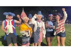 "Good to pass on brotherhood we have as Americans," Revellers at 250th Independence Day express excitement