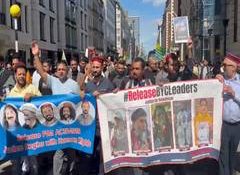 Baloch activists join London Kashmir march, call for united stand against rights abuses in Pakistan