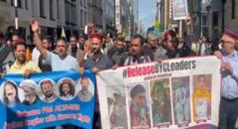 Baloch activists join London Kashmir march, call for united stand against rights abuses in Pakistan