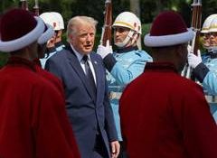 Trump reiterates Greenland "should be controlled by US", but adds move "would hurt relationship with NATO"