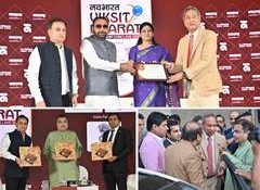 Shri Shishir Bajaj Honoured as "Maharashtra ka Gaurav" at the Viksit Bharat Conclave