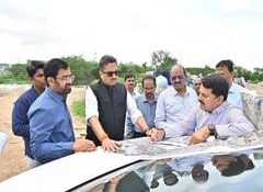 Telangana Chief Secretary Sanjay Jaju inspects phase-I of Musi Riverfront project