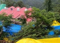 Himachal Pradesh: Heavy rain triggers landslide scare in Shimla's Sanjauli, several houses affected