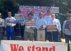 Pakistani forces accused of repression as Kashmiri diaspora's protest in Bradford enters fifth day
