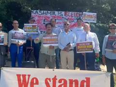 Pakistani forces accused of repression as Kashmiri diaspora's protest in Bradford enters fifth day