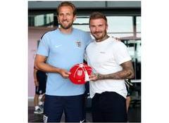 FIFA World Cup 2026: Harry Kane presents David Beckham with England legacy cap in Miami