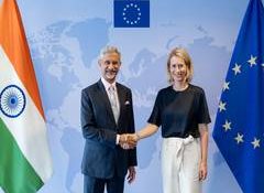 EAM begins Brussels visit with EU HRVP talks, reviews India-EU strategic ties, discusses West Asia, supply chain resilience