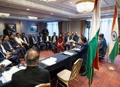 Piyush Goyal meets with business delegations in Brussels, discusses how India-EU FTA outcomes can "open real doors for indian industry"