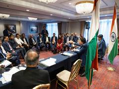 Piyush Goyal meets with business delegations in Brussels, discusses how India-EU FTA outcomes can "open real doors for indian industry"