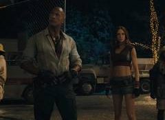 'Jumanji' enters the real world as Dwayne Johnson, Kevin Hart, Jack Black, Karen Gillan return in "demo mode"