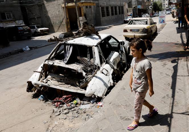 Five dead, including child, in Israeli strikes on Gaza