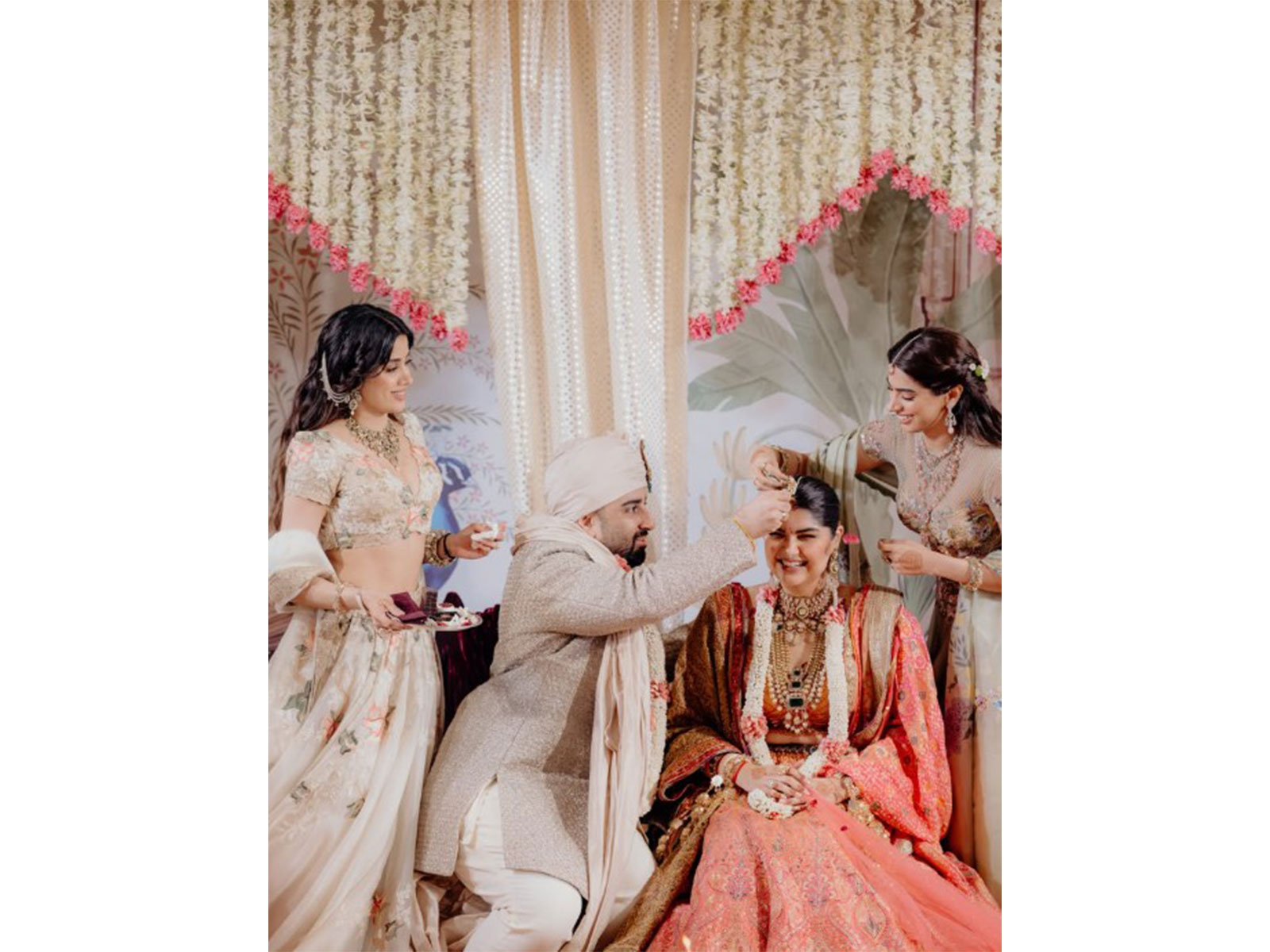 Photo from Anshula Kapoor's wedding ceremony (Image source: Anshula's Instagram) Photo from Anshula Kapoor's wedding ceremony (Image source: Anshula's Instagram)