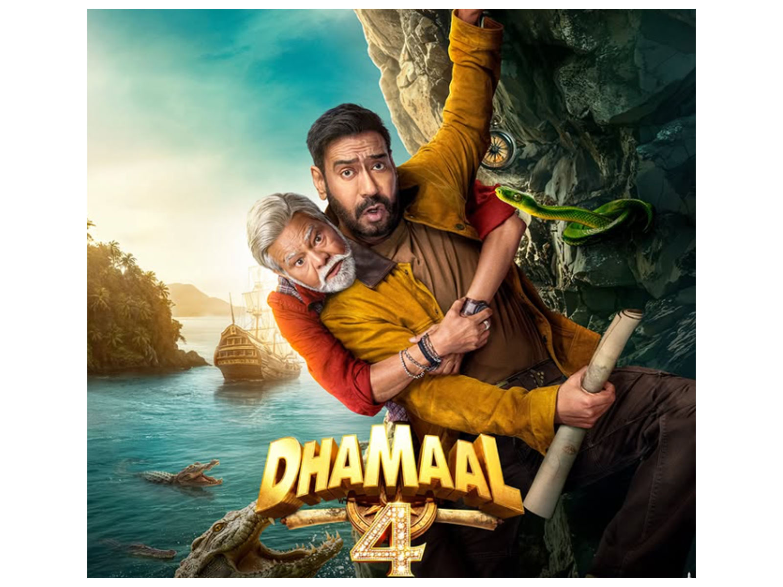 Dhamaal 4 poster (Image source: Film's team) Dhamaal 4 poster (Image source: Film's team)