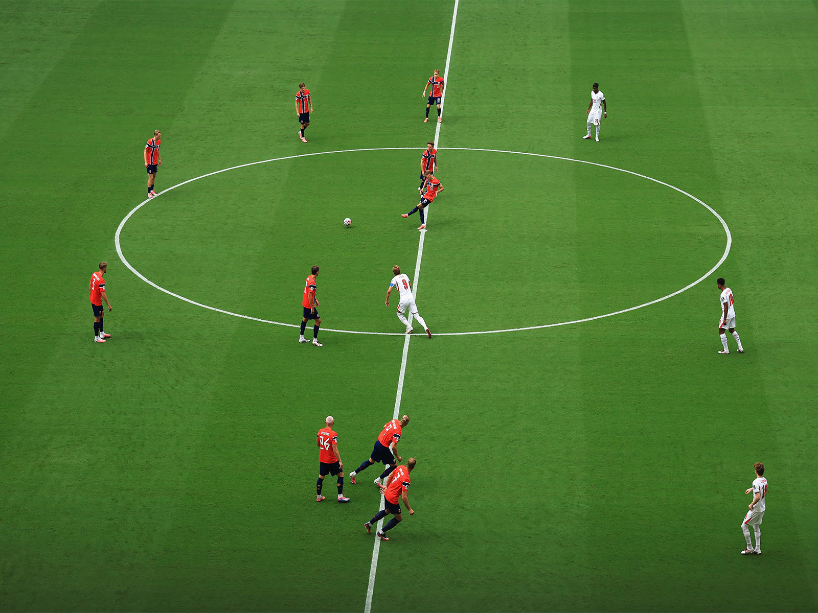 England and Norway players in action (Photo/X@England)