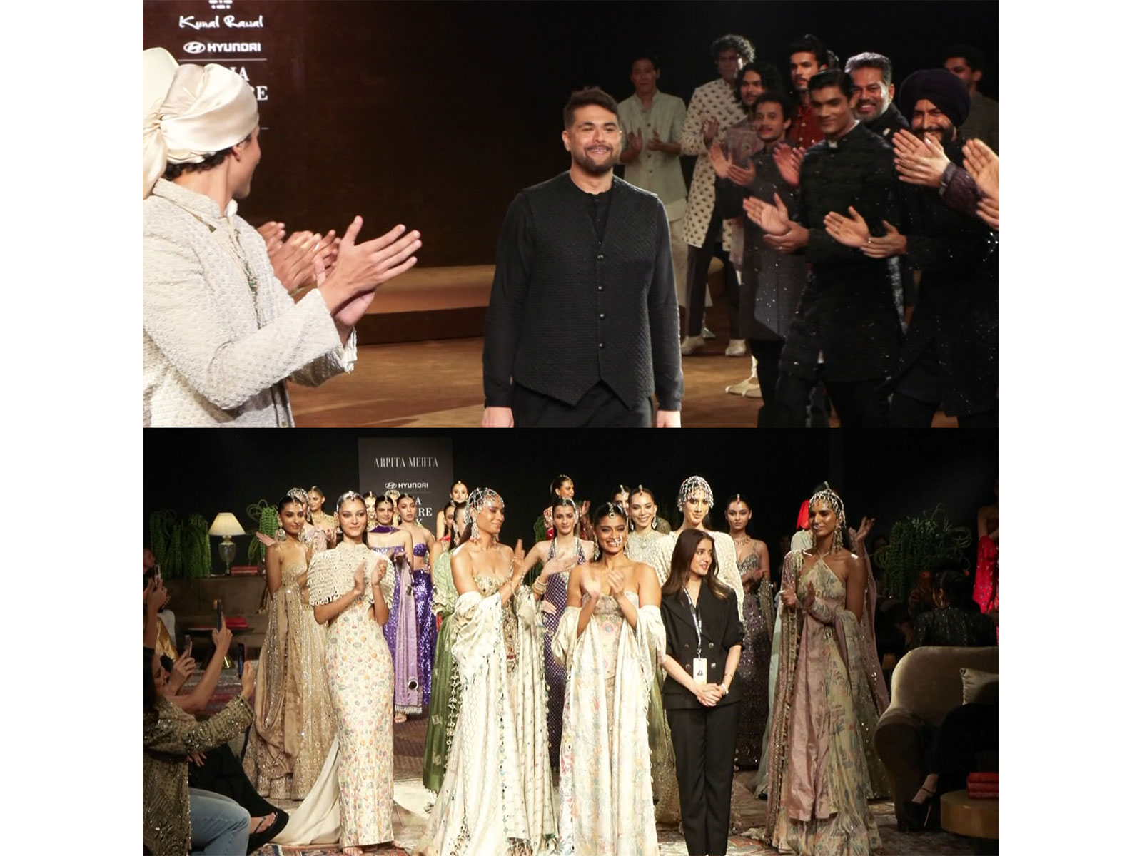 Kunal Rawal, Arpita Mehta showcases their collection at ICW 2026 (Photo/ANI)