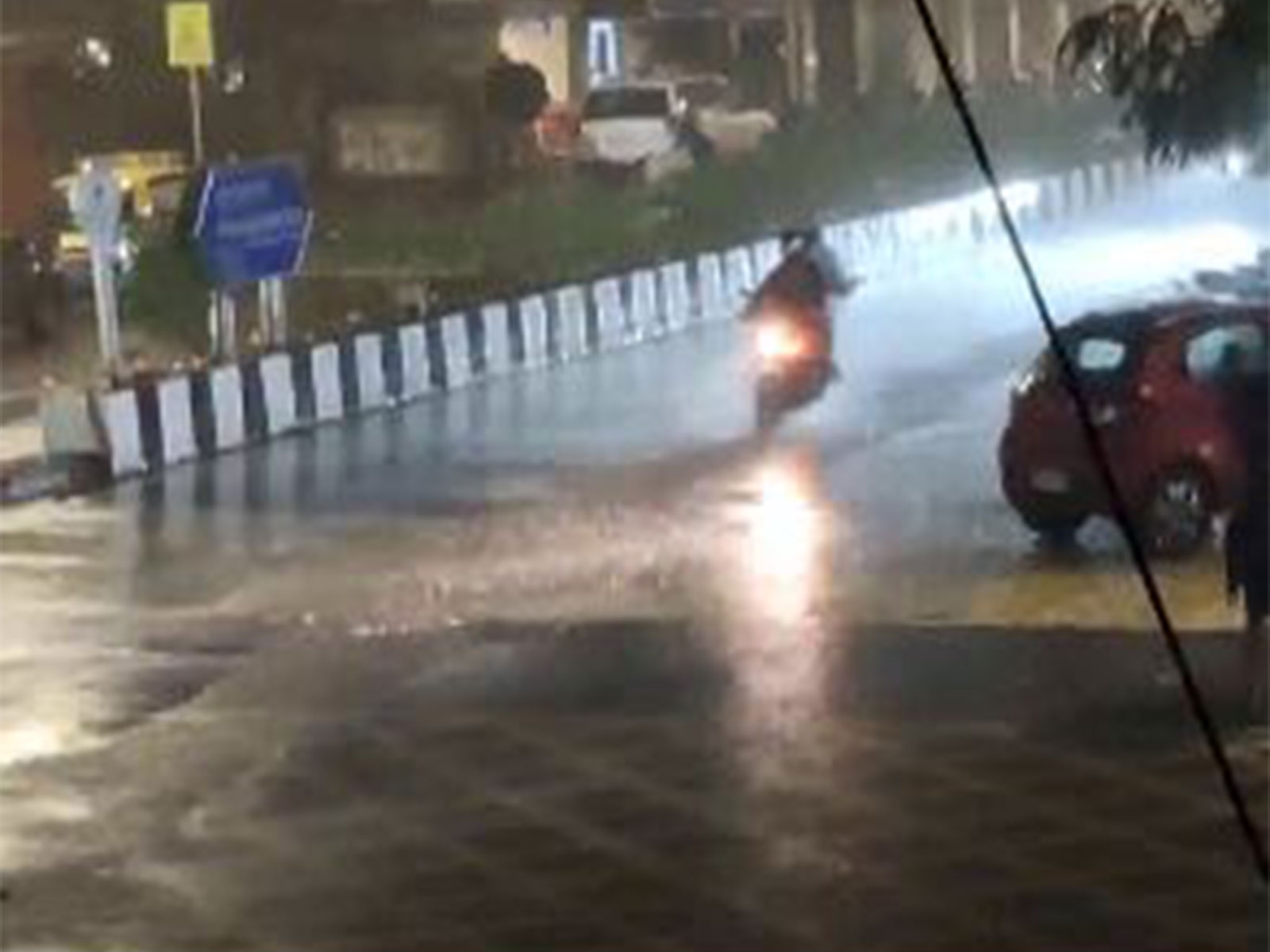 Heavy rainfall in Mumbai (Photo/ANI)