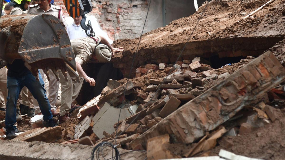 Chandigarh building collapse kills two, five rescued