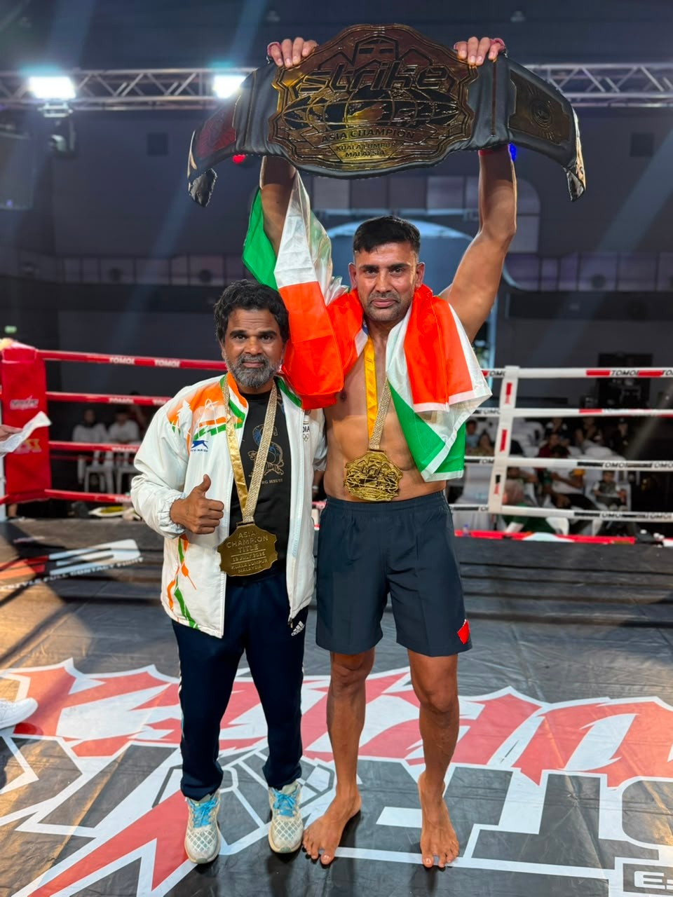 Sangram Singh scripts history with Asian MMA Championship triumph
