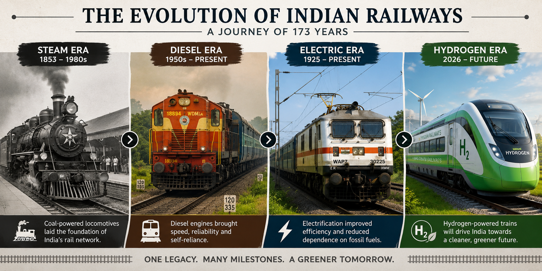 From Steam to Hydrogen: How Indian Railways Entered a New Green Era