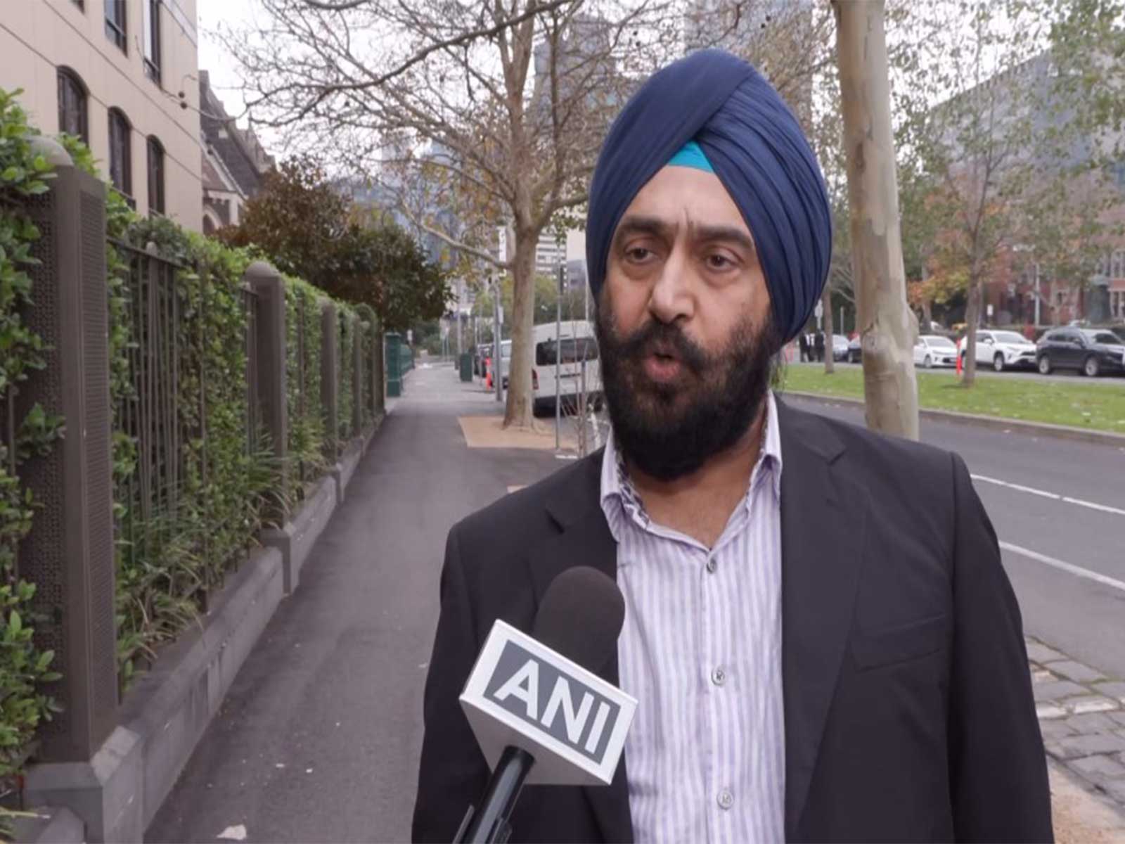 Karan Gandhiok, Member of Australia India Society of Victoria (Photo/ANI)