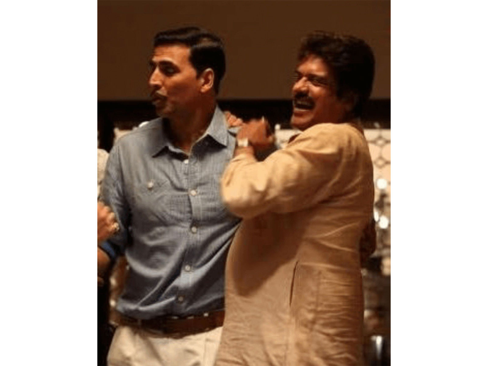 Actors Akshay Kumar and Rajesh Sharma (Image source: Akshay's X)