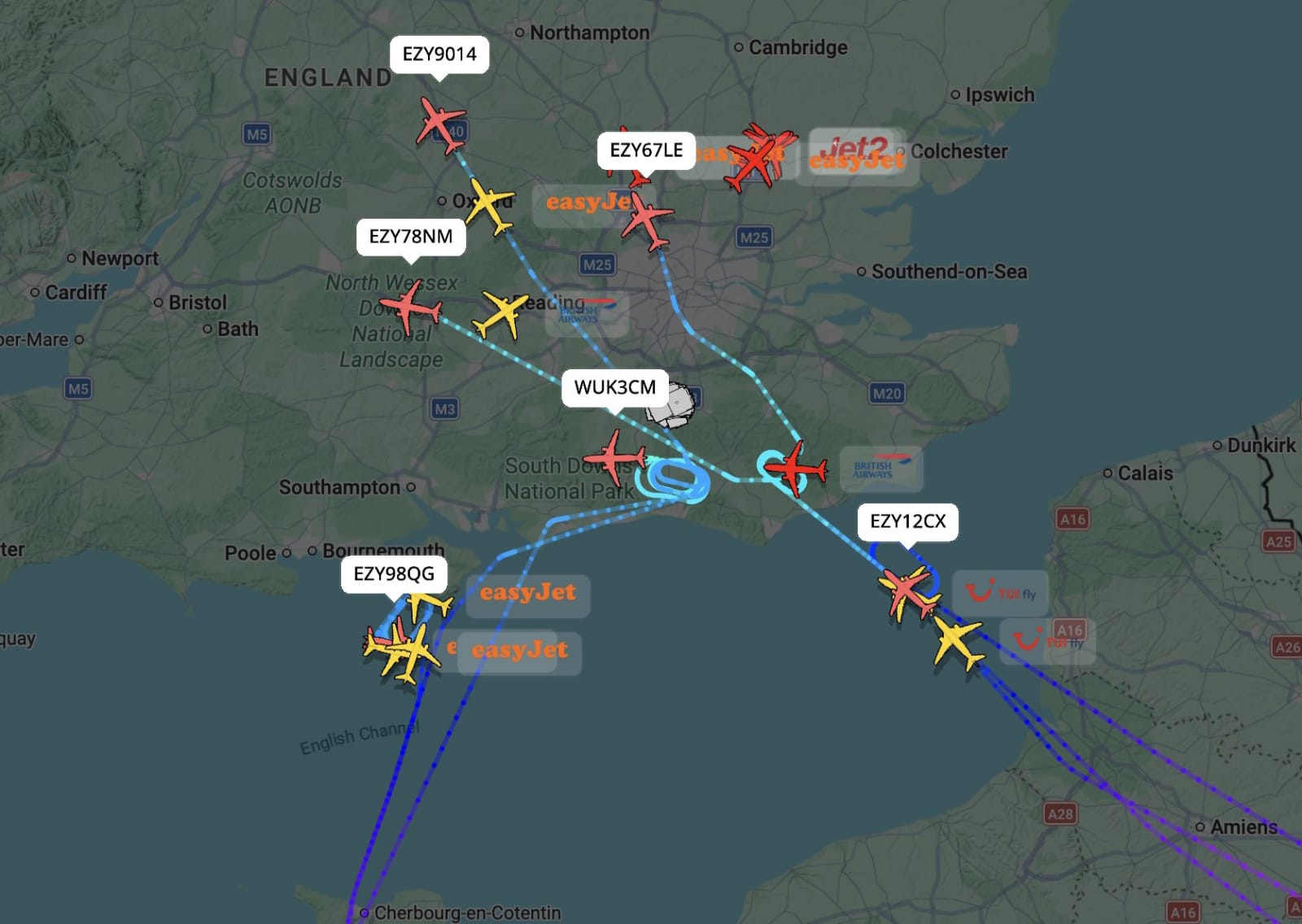 Midnight Mayhem at Gatwick after 9 flights declare fuel emergencies