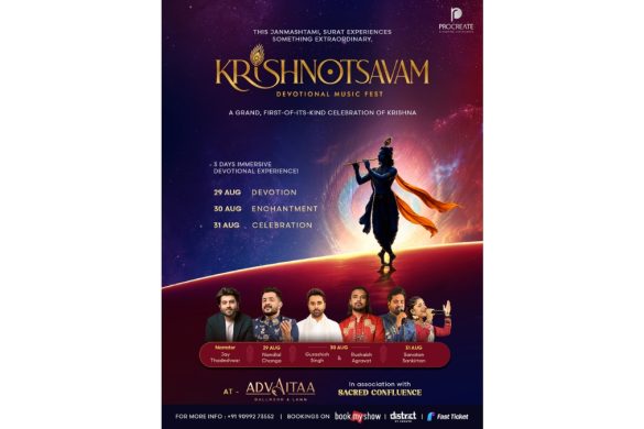 Surat To Host Three-Day ‘Krishnotsavam 2026’ — A Unique Confluence of Devotion, Music & Celebration