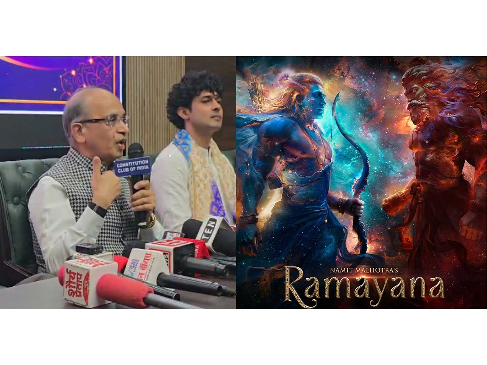 Shri Ramlila Mahasangh President Arjun Kumar (Photo/ShriRamlilaSangh) and Ramayana (Photo/Instagram@NiteshTiwari) Shri Ramlila Mahasangh President Arjun Kumar (Photo/ShriRamlilaSangh) and Ramayana (Photo/Instagram@NiteshTiwari)