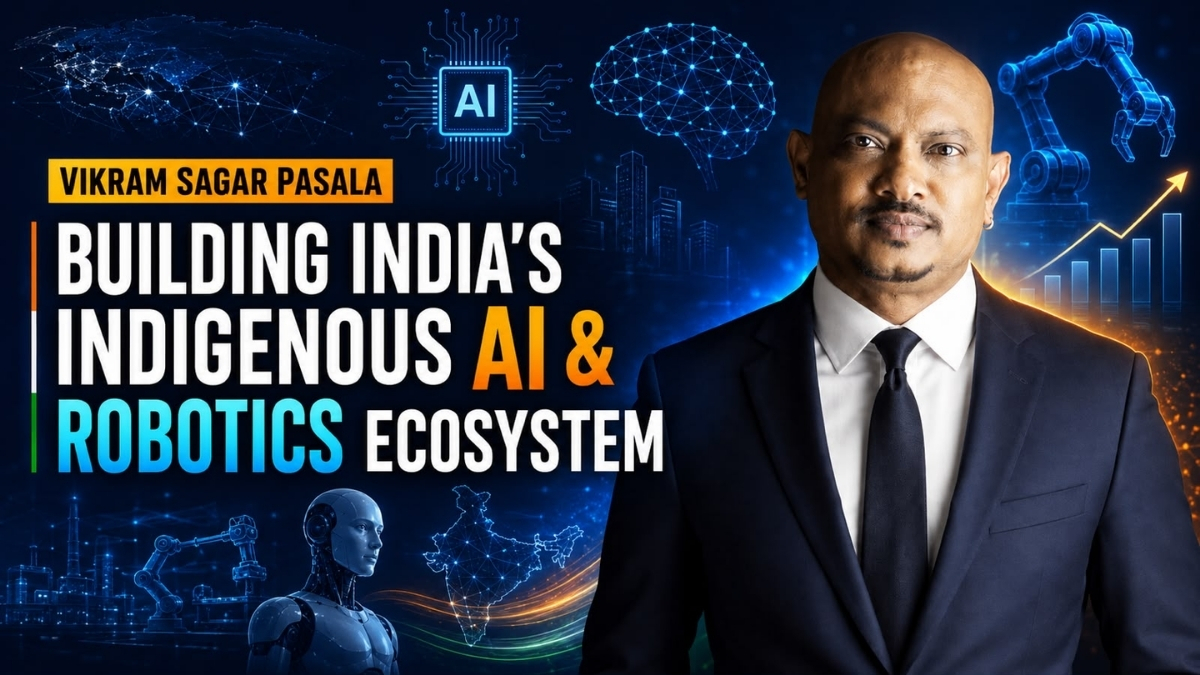 Vikram Sagar Pasala: Building India’s Indigenous AI and Robotics Ecosystem