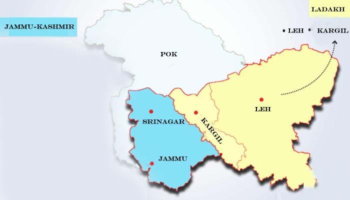 The Jammu and Kashmir Reorganisation Act 2019 divided the former state into the Union Territories of Jammu Kashmir and Ladakh The Jammu and Kashmir Reorganisation Act 2019 divided the former state into the Union Territories of Jammu Kashmir and Ladakh
