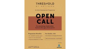 Brigade Group partners with Artisera for THRESHOLD, an Artist Development Programme supporting Indian artists through grants, mentorship & exhibitions