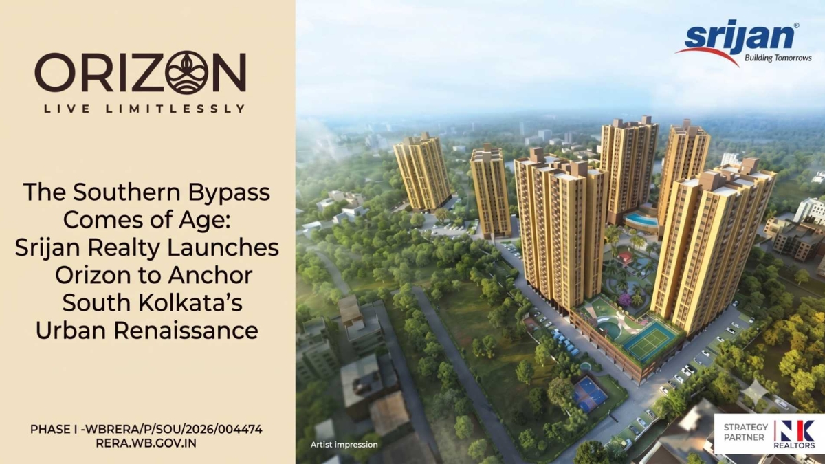 The Southern Bypass Comes of Age: Srijan Realty Launches Orizon to Anchor South Kolkata’s Urban Renaissance