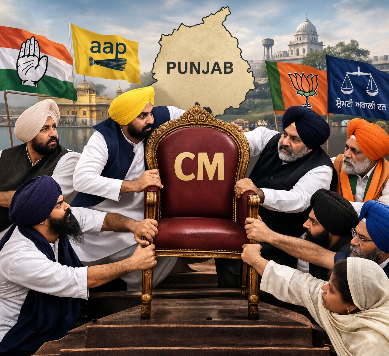 Punjab 2027: Six Dimensions of a Nine way Political Contest