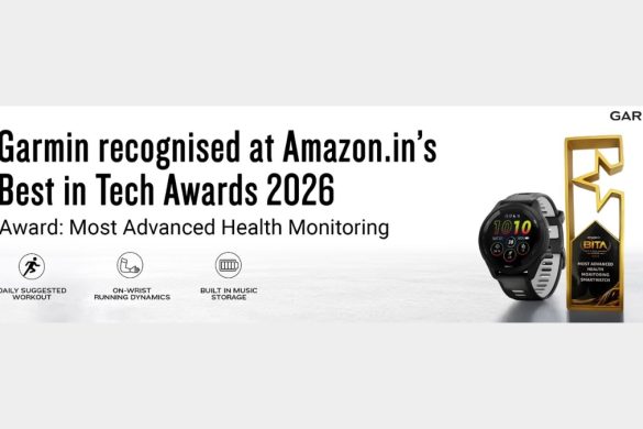 Garmin Receives ‘Most Advanced Health Monitoring Smartwatch’ Award At Amazon.in’s ‘Best in Tech Awards 2026’