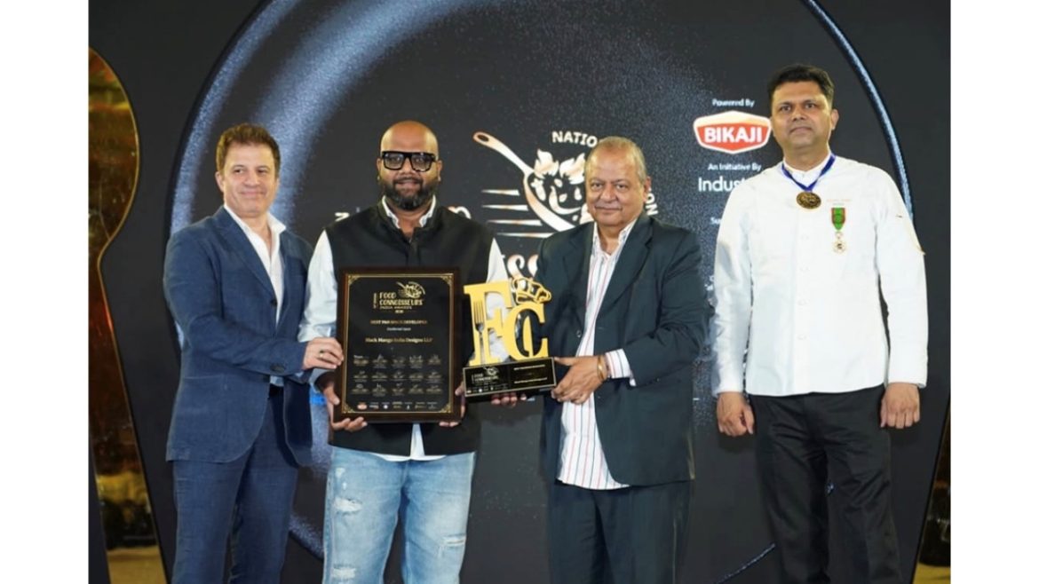Gaurav Mangla’s Black Mango India Designs Wins ‘Best F&B Space Developer’ at Food Connoisseurs India Awards 2026