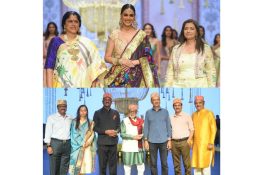 Veena – THE WEAVE: A Bhujbal Initiative Presented by Dr. Shefali Bhujbal Brings Yeola’s Original Paithani to Bombay Times Fashion Week