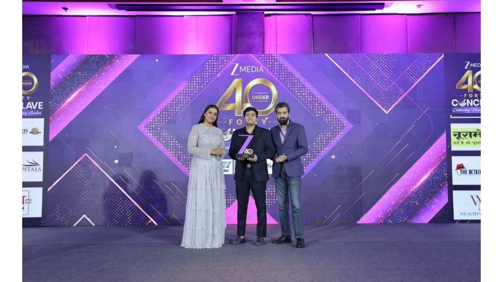 Archit Garg Recognised among 40 leaders at Zee Media’s 40 under Forty Conclave