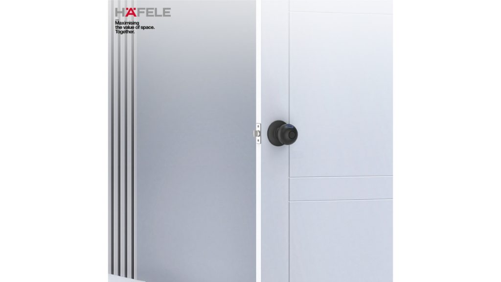 Hafele Stella Digital Knob Lock Combines Smart Technology with Minimalist Design