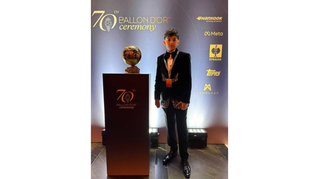 Riaan Ghodawat Becomes the First Indian to Attend the Ballon d’Or