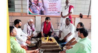 Special Hanuman Chalisa organised in Surat for hero Capt. Smit Machchhar