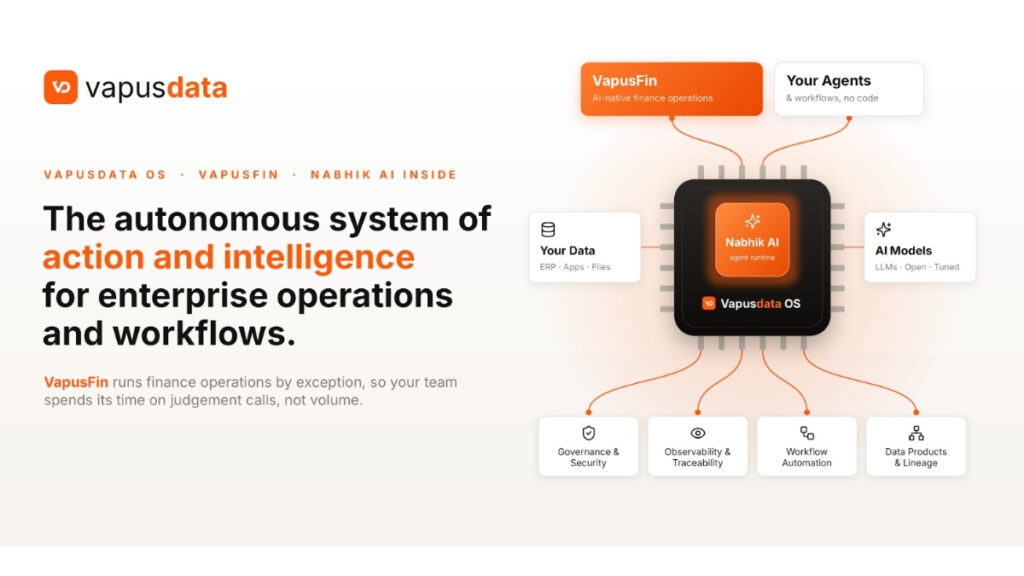 VapusData Introduces VapusData OS for Governed, AI-Native Enterprise Workflows