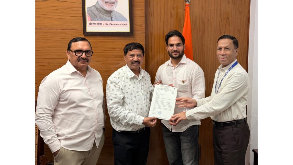 Yogesh Sharma (Shelly) Appointed as Chairman, Finance Committee, Paralympic Committee of India (PCI), at PCI Head Office, New Delhi