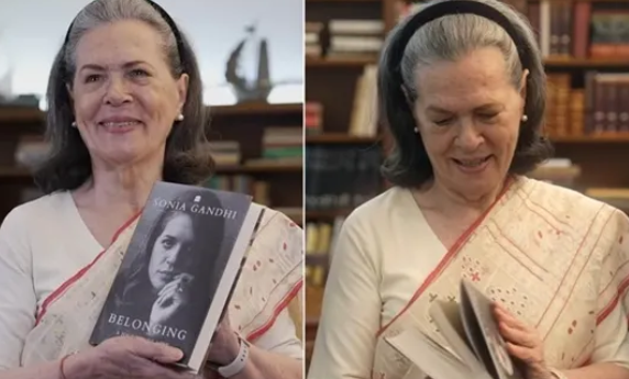 Sonia Gandhi makes debout on Instagram with the first post on her memoir Belonging: A journey of love
